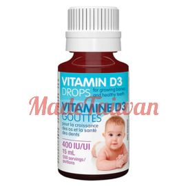 webber naturals Vitamin D3 Drops 400IU 15ML