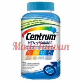 Centrum Complete Multivitamin and Mineral Supplement for Men 250 Tablets