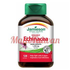 Jamieson Organic Echinacea Purpurea 1200 mg 120 capsules