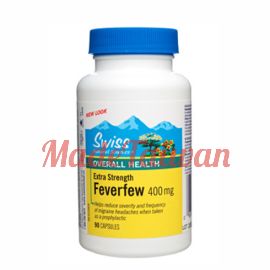 Swissnatural Feverfew Extra Strength 400mg 90capsules
