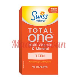 Swissnatural Total One Teen Multi Vitamin & Mineral  90caplets